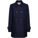 Marineblaue Esprit Collection Trenchcoats kurz aus Polyester für Damen Größe L für den für den Winter 