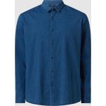 Hellblaue Melierte Esprit Collection Kentkragen Hemden mit Kent-Kragen für Herren Größe M 