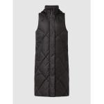 Schwarze Gesteppte Esprit Collection Daunenwesten mit Kapuze aus Polyester mit Kapuze für Damen Größe XS 