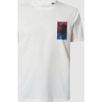 Offwhitefarbene Esprit Collection Bio T-Shirts für Herren Größe XL 