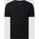 Schwarze Esprit Collection Bio Shirts mit Tasche für Herren Größe S 