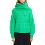 Reduzierte Grüne Esprit Collection Rollkragen Grobstrickpullover für Damen Größe M für den für den Herbst 