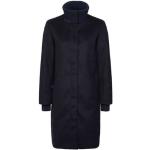Reduzierte Marineblaue Esprit Collection Wollmäntel aus Wolle für Damen Größe S für den für den Herbst 