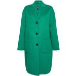 Emeraldfarbene Esprit Collection Maxi Langmäntel aus Wolle für Damen Größe XS 