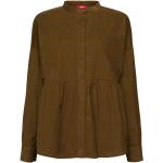 Reduzierte Khakifarbene Esprit Peplum-Shirts & Schößchen-Shirts aus Baumwolle für Damen Größe XL 