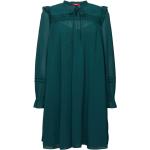 Reduzierte Emeraldfarbene Esprit Mini Chiffonkleider aus Chiffon für Damen Größe XS 