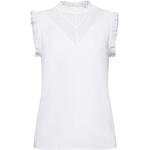 Weiße Esprit Cropped Shirts Cropped für Damen Größe XL 