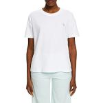 ESPRIT Damen 013CC1K301 T-Shirt, 100/WHITE, S