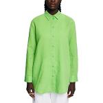 Reduzierte Grüne Esprit Kentkragen Hemden mit Kent-Kragen aus Leinen für Damen Größe XXS 