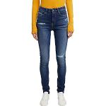 Reduzierte Blaue Esprit Skinny Jeans aus Denim für Damen Weite 28 