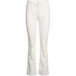 Reduzierte Weiße Esprit Bootcut Jeans mit Knopf aus Denim für Damen Weite 26 