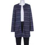 Reduzierte Marineblaue Esprit Wollmäntel aus Wolle für Damen Größe S 