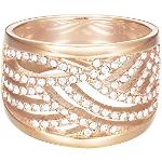 Rosa Esprit Vergoldete Ringe aus Glas für Damen 