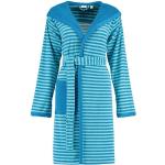 Blaue Esprit Bademäntel mit Kapuze aus Baumwolle mit Kapuze für Damen Größe XS für den für den Herbst 