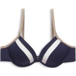 Reduzierte Marineblaue Sportliche Esprit Bikini-Tops aus Polyamid gepolstert für Damen Größe M 