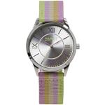 Silberne Esprit Quarz Stahlarmbanduhren mit Lautlos-Funktion mit Mineralglas-Uhrenglas für Damen 