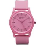 Reduzierte Pinke Esprit Kunststoffarmbanduhren mit Kunststoff-Uhrenglas für Herren 