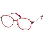 Rote Esprit Runde Kunststoffbrillen für Damen 
