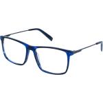 Blaue Esprit Rechteckige Kunststoffbrillengestelle für Herren 