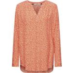 Orange Blumenmuster Esprit V-Ausschnitt Blusenshirts & Schlusen für Damen Größe S 