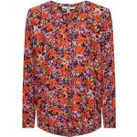 Reduzierte Blumenmuster Esprit V-Ausschnitt V-Shirts aus Viskose für Damen Größe S für den für den Frühling 
