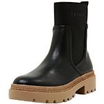 Reduzierte Schwarze Esprit Vegane Ankle Boots & Klassische Stiefeletten in Normalweite aus Leder für Damen Größe 40 
