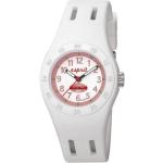 Weiße 3 Bar wasserdichte Wasserdichte Esprit Quarz Kunststoffarmbanduhren mit Analog-Zifferblatt mit Kunststoff-Uhrenglas für Kinder 