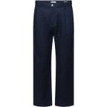 Marineblaue Vintage Esprit Jeans aus Leinen Weite 34, Länge 32 