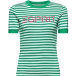 Reduzierte Grüne Gestreifte Esprit Kinder T-Shirts aus Baumwolle 