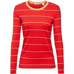 Reduzierte Rote Langärmelige Esprit Bio T-Shirts aus Jersey für Damen Größe XL 