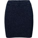 Reduzierte Marineblaue Esprit Mini Miniröcke mit Glitzer aus Baumwolle für Damen Größe M 