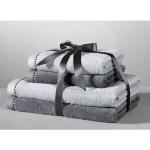 Silbergraue Esprit Handtücher aus Textil maschinenwaschbar 50x100 4-teilig 