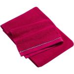 Reduzierte Pinke Handtücher aus Frottee 50x100 