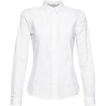 Weiße 3/4-ärmelige Esprit Hemdblusen aus Baumwolle für Damen Größe XL 