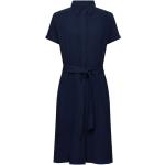 Reduzierte Marineblaue Esprit Freizeitkleider aus Baumwolle für Damen Größe XS für den für den Sommer 
