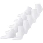 ESPRIT Herren Sneakersocken Solid 5-Pack M SN Baumwolle kurz einfarbig 5 Paar, Weiß (White 2000), 40-46