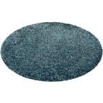 Blaue Esprit Runde Runde Hochflorteppiche 67 cm aus Polypropylen schmutzabweisend 