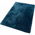 Petrolfarbene Esprit Rechteckige Shaggy Teppiche aus Kunstfaser schmutzabweisend 