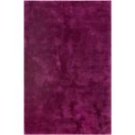 Violette Unifarbene Esprit Rechteckige Hochflorteppiche aus Textil 