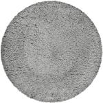 Silberne Unifarbene Esprit Runde Runde Hochflorteppiche 120 cm aus Polyester 