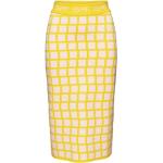 Gelbe Esprit Midi High Waist Röcke & Taillenröcke aus Polyamid für Damen Größe XL 