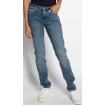 Reduzierte Blaue Unifarbene Esprit Slim Fit Jeans mit Knopf aus Baumwolle für Damen Größe XXL Weite 26, Länge 30 