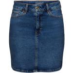 Reduzierte Blaue Esprit Mini Jeans-Miniröcke mit Strass aus Baumwolle für Damen Größe XXL 