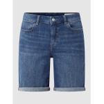 Reduzierte Blaue Esprit Bio Jeans-Shorts mit Reißverschluss aus Baumwollmischung für Damen Größe XL 