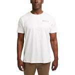Weiße Bestickte Esprit Bio T-Shirts aus Jersey für Herren Größe M 