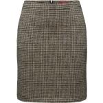 Reduzierte Graue Karo Esprit Mini Miniröcke aus Polyester für Damen Größe S 