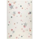 Hellrosa Sterne Esprit Rechteckige Kinderteppiche aus Textil 120x170 