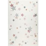 Hellrosa Sterne Esprit Rechteckige Kinderteppiche aus Textil 80x150 