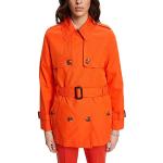 Reduzierte Rote Esprit Mini Trenchcoats kurz mit Gürtel aus Baumwollmischung für Damen Größe XS 