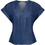 Reduzierte Blaue Esprit Jeansblusen aus Baumwolle für Damen Größe S für den für den Sommer 